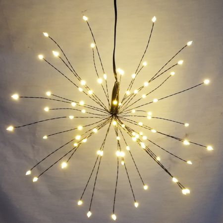 Pusteblume mit 120 LED´s, schwarz