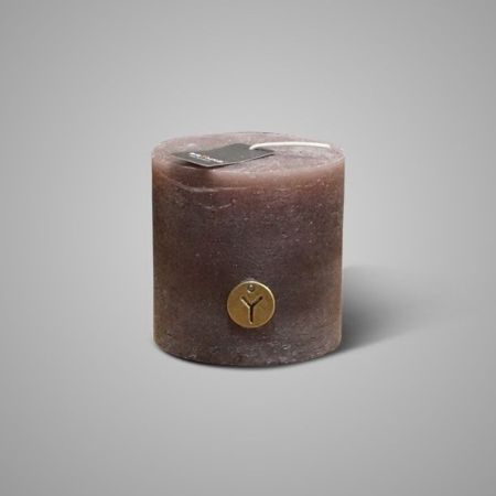 Rustic Kerze braun