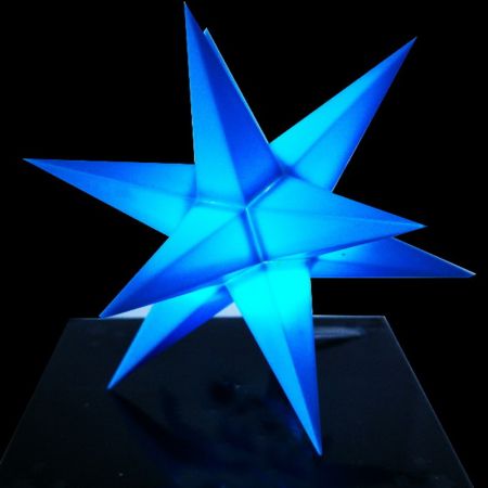 STAR LED Single Stern blau 
