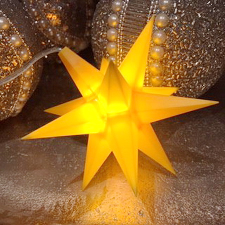 STAR LED Single Stern gelb