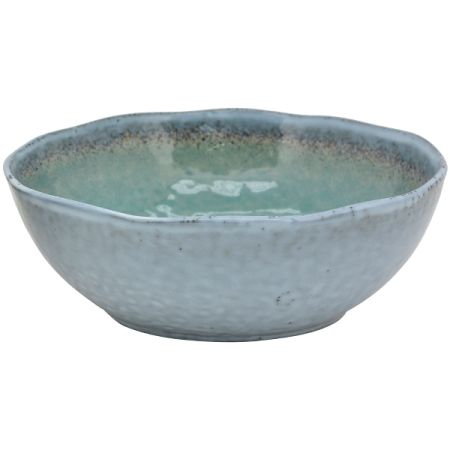 Schale groß WAN Stoneware grün-blau