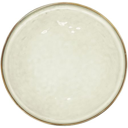 Teller flach WAN Stoneware grau