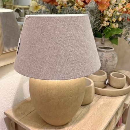 Tischlampe Classic Majestic taupe