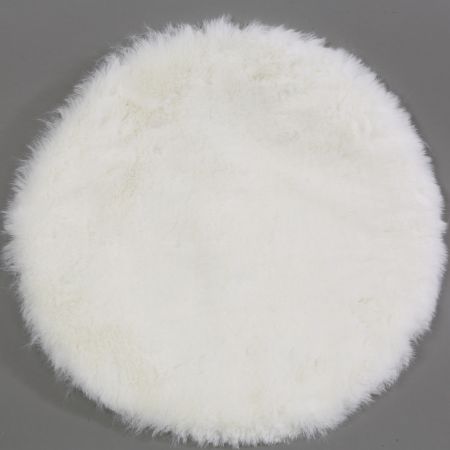 Tischset Plüsch ivory