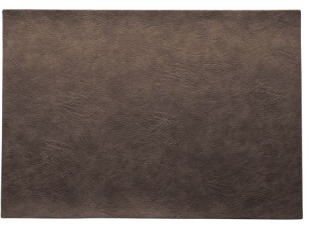 Tischset nougat, vegan leather