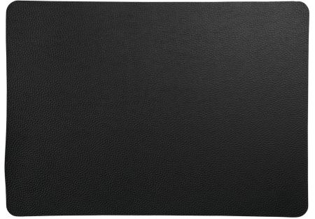 Tischset rough schwarz Lederoptik