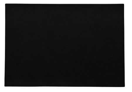 Tischset schwarz, vegan leather