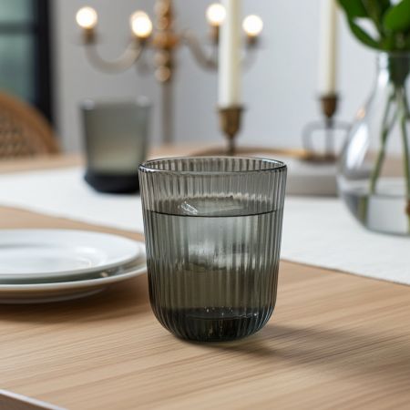 Trinkglas Verrerie grau