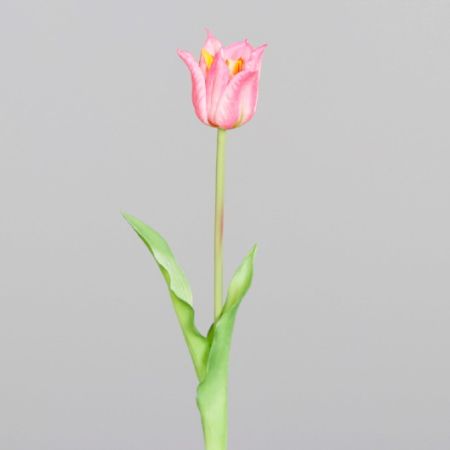 touch) Kunstblumen rosa Pflanzen Tulpe blühend 48 / cm (real ca.