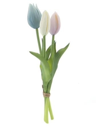 Tulpenbund x3 blue/pink/creme real touch